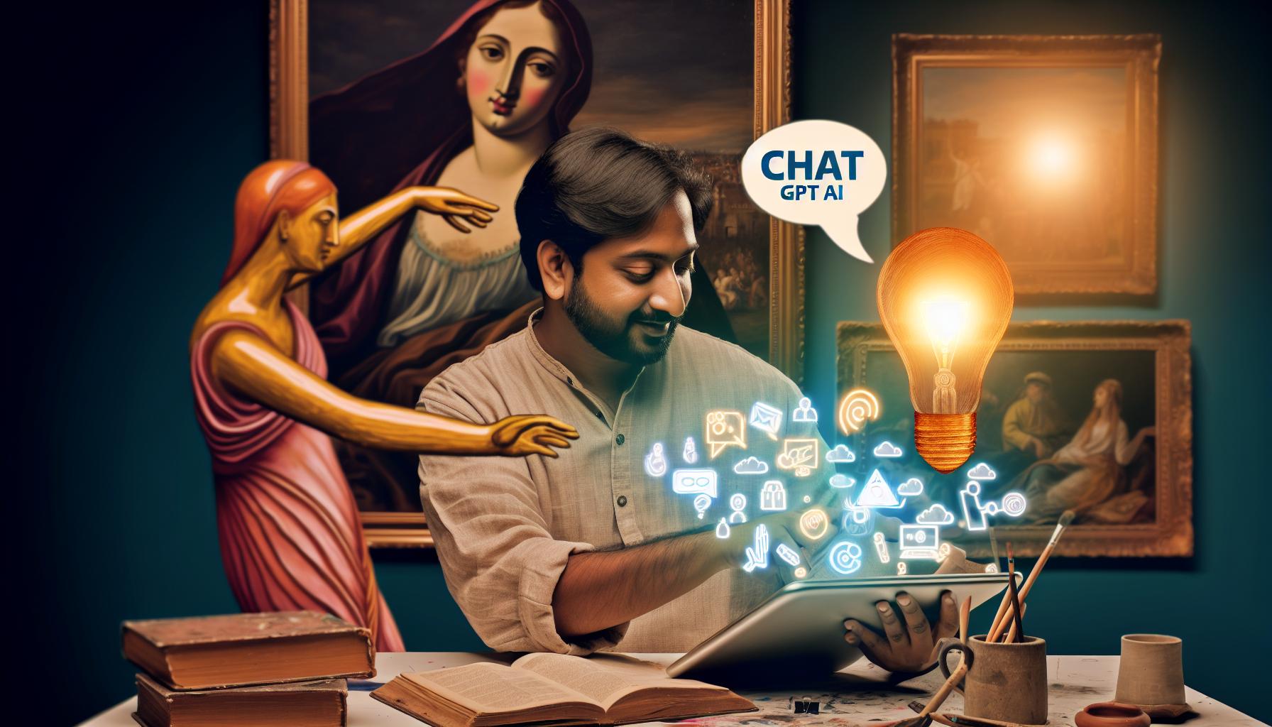 Enhancing Artistic Creativity with Chat GPT AI